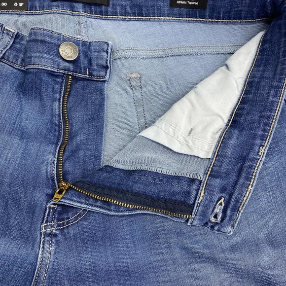 Mavi Men's Steve Athletic Fit Jeans – Size 34x30 – Blue Tapered Leg - Picture 8 of 10